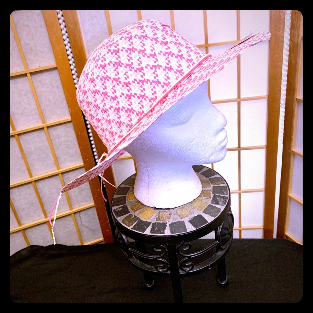 FLOPPY PINK SUN HAT FOR GIRL’S NWT